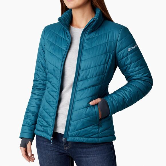 Columbia Jackets & Blazers - Columbia Omni-Heat Insulated Puffer Jacket Women’s Medium Teal